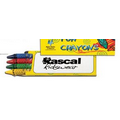 4 Pack Crayons w/Imprinted Box